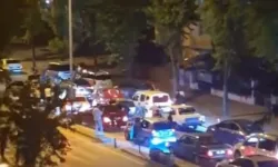 İnegöl'de yolu kapatıp çiftetelli oynadılar