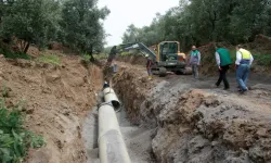 Bursa'da boruların patlaması, çiftçiyi susuz bıraktı