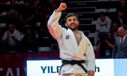 Judoda milli sporcu Salih Yıldız, Jamaikalı McKenzie'yi yenerek çeyrek finale yükseldi