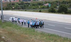 Büro Memur-Sen'in Bolu'dan Ankara'ya yürüyüşü sürüyor