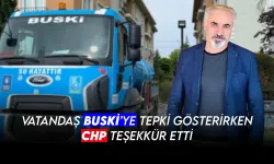 Vatandaş BUSKİ’ye Tepki Gösterirken CHP Teşekkür Etti