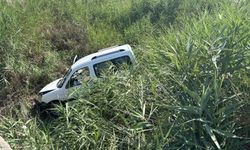 Isparta'da hafif ticari araç su kanalına uçtu: 1 ölü, 1 yaralı