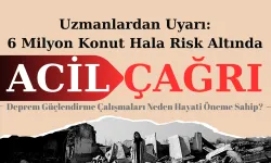 Uzmanlardan Acil Çağrı! 6 Milyon Konut Hala Risk Altında