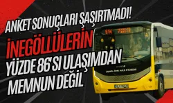 Anket Sonuçları Şaşırtmadı! İnegöllülerin Yüzde 86'sı Ulaşımdan Memnun Değil!