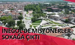 İnegöl Süleymaniye Mahallesi'nde Misyonerler Broşür Dağıttı