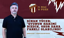 Sinan Yücer: "Oyunun Hakimi Bizdik, Skor Daha Farklı Olabilirdi"