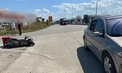 Bursa İnegöl'de Otomobil ve Motosiklet Çarpıştı: 1 Yaralı