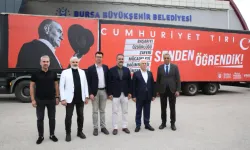 29 Ekim coşkusu 'Cumhuriyet Tırı' ile Bursa’yı sarıyor