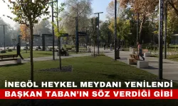 İnegöl Heykel Meydanı Yenilendi: 29 Ekim Öncesi Vatandaşların Hizmetine Sunuldu