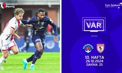 TFF, Süper Lig'de 10. haftanın VAR kayıtlarını açıkladı