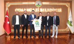 Bursaspor Yönetiminden Başkan Aydın’a ziyaret