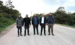 Şahmelek ve Doğla'da yol çalışmaları tamamlandı