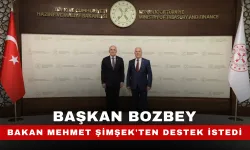 Başkan Bozbey, Bakan Mehmet Şimşek'ten destek istedi