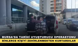 Bursa'da tarihi uyuşturucu operasyonu...Binlerce kişiyi zehirlenmekten kurtardılar