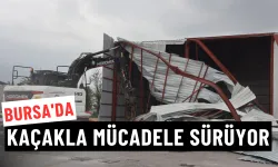 Bursa'da kaçakla mücadele sürüyor