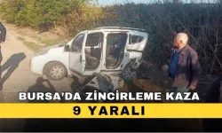 Bursa'da zincirleme kaza: 9 yaralı