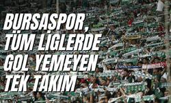 Bursaspor, tüm liglerde gol yemeyen tek takım unvanını koruyor