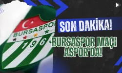 Bursaspor Maçı ASpor'da!