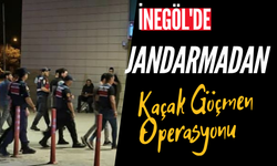 İnegöl'de Jandarmadan Kaçak Göçmen Operasyonu