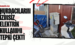 İnegöl Gazcılar Caddesi'nde Hurdacıların İzinsiz Elektrik Kullanımı Tepki Çekti