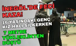 İnegöl'de Feci Kaza! 16 Yaşındaki Genç Kız Halı Silkerken 7 Metreden Düştü