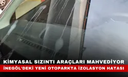 İnegöl'deki Yeni Otoparkta İzolasyon Hatası: Kimyasal Sızıntı Araçları Mahvediyor