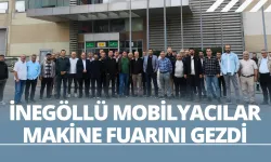 İnegöllü Mobilyacılar Makine Fuarını Gezdi