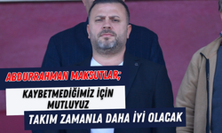 Maksutlar: “Kaybetmediğimiz İçin Mutluyuz, Takım Zamanla Daha İyi Olacak”