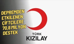 Türk Kızılaydan depremden etkilenen çiftçilere 70,8 milyon destek