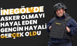 İnegöl'de Asker Olmayı İsteyen Gencin Hayali Gerçek Oldu