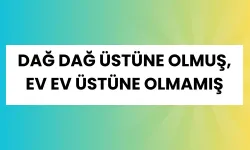 "Dağ Dağ Üstüne Olmuş, Ev Ev Üstüne Olmamış" Atasözünün Anlamı Nedir? Ne Demektir?