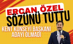 Ercan Özel Sözünü Tuttu Kent Konseyi Başkanı Adayı Olmadı