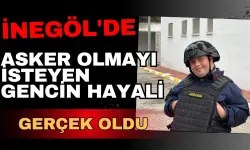 İnegöl'de Asker Olmayı İsteyen Gencin Hayali Gerçek Oldu