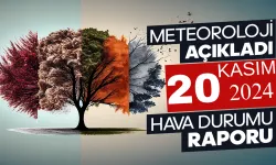 Meteoroloji Açıkladı: 20 Kasım 2024 Hava Durumu Raporu...