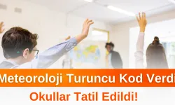 Meteoroloji Turuncu Kod Verdi: Okullar Tatil Edildi!