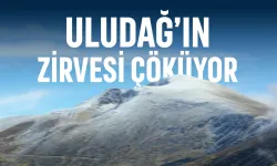 Uludağ'ın zirvesi çöküyor...