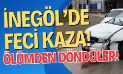 İnegöl’de Otomobil ve Ticari Araç Çarpıştı: 2 Yaralı