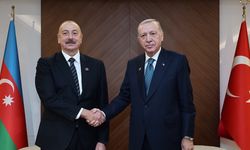 Cumhurbaşkanı Erdoğan, Azerbaycan Cumhurbaşkanı Aliyev ile Görüştü