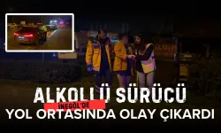 Alkollü Sürücü İnegöl'de Yol Ortasında Olay Çıkardı