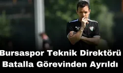 Bursaspor Teknik Direktörü Pablo Martin Batalla Görevinden Ayrıldı