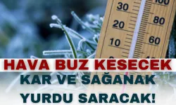 Hava Buz Kesecek: Kar ve Sağanak Yurdu Saracak!