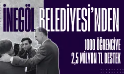 İnegöl Belediyesi’nden 1000 Öğrenciye 2,5 Milyon TL Destek