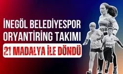 İnegöl Belediyespor Oryantiring Takımı 21 Madalya ile Döndü