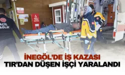 İnegöl’de İş Kazası: TIR’dan Düşen İşçi Yaralandı