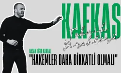 İnegöl Kafkasspor Teknik Direktörü Hasan Uğur Kardal: "Hakemler Daha Dikkatli Olmalı"