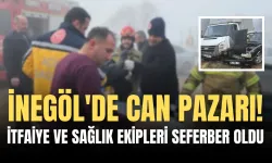 İnegöl'de can pazarı! İtfaiye ve sağlık ekipleri seferber oldu