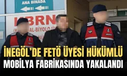 İnegöl’de FETÖ Üyesi Hükümlü Mobilya Fabrikasında Yakalandı