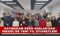 Kaymakam Eren Arslan’dan İnegöl’de Yeni Yıl Ziyaretleri