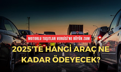 2025 Motorlu Taşıtlar Vergisi'ne Büyük Zam: Hangi Araç Ne Kadar Ödeyecek?