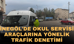 İnegöl'de Okul Servis Araçlarına Yönelik Trafik Denetimi